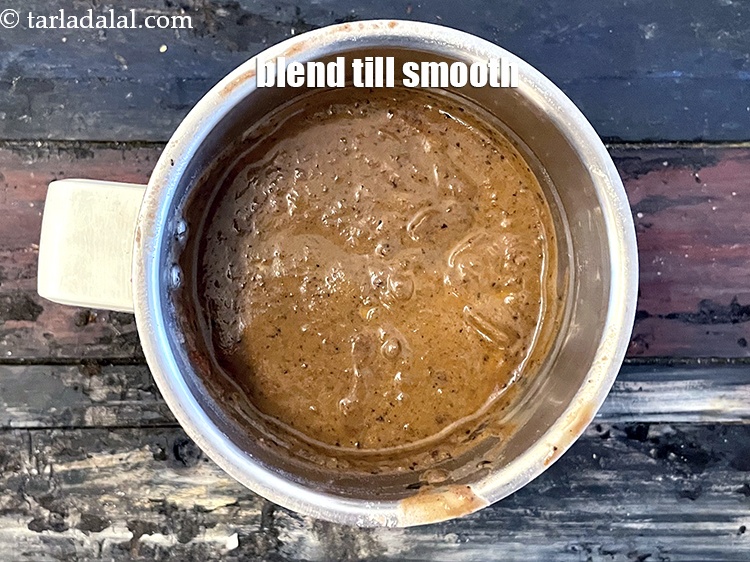 Step 22 – Blend till smooth.