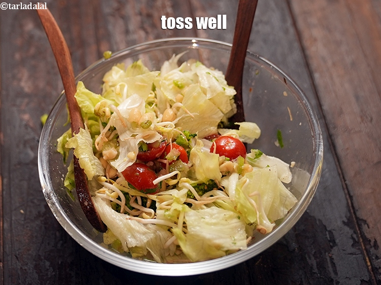 Step 22 – Toss well.