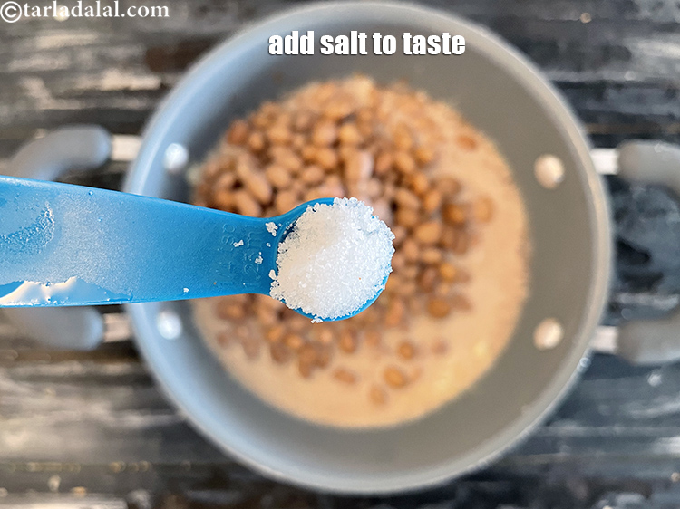 Step 25 – Add salt to taste. We used 1/4 tsp salt.