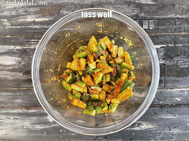 Step 19 – Toss well.