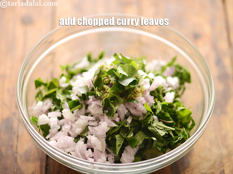 Step 31 – Add 1/2 tbsp&nbsp;<a href="https://www.tarladalal.com/glossary-chopped-curry-leaves-794i">chopped curry leaves (kadi patta)</a>.&nbsp;Curry leaves have <a href="https://www.tarladalal.com/recipes-for-antioxidant-rich-1054" target="_blank">antioxidant</a>, antimicrobial and …
