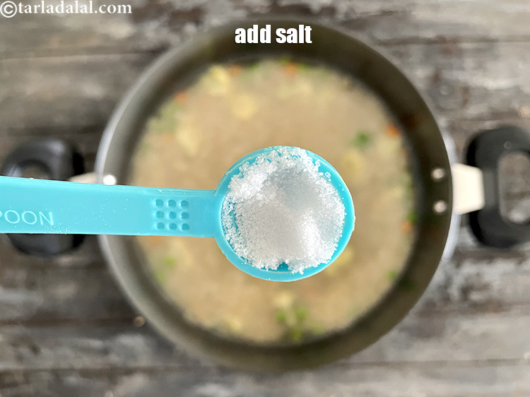 Step 32 – Add salt to taste.