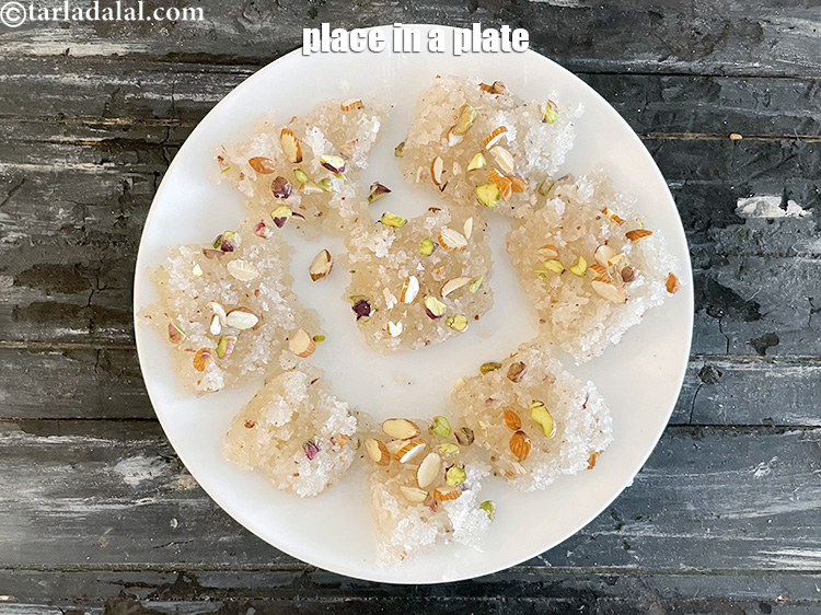 Step 33 – Place in a plate. Since we have 12 pieces, you will require 2 plates.