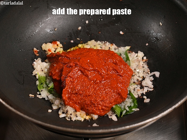 Step 26 – Add the prepared paste.