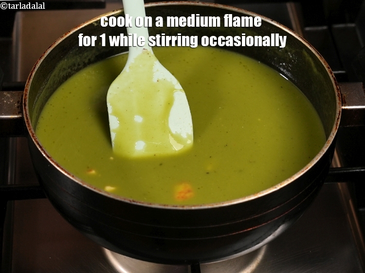 Step 23 – Cook on a medium flame for 1 while stirring occasionally.