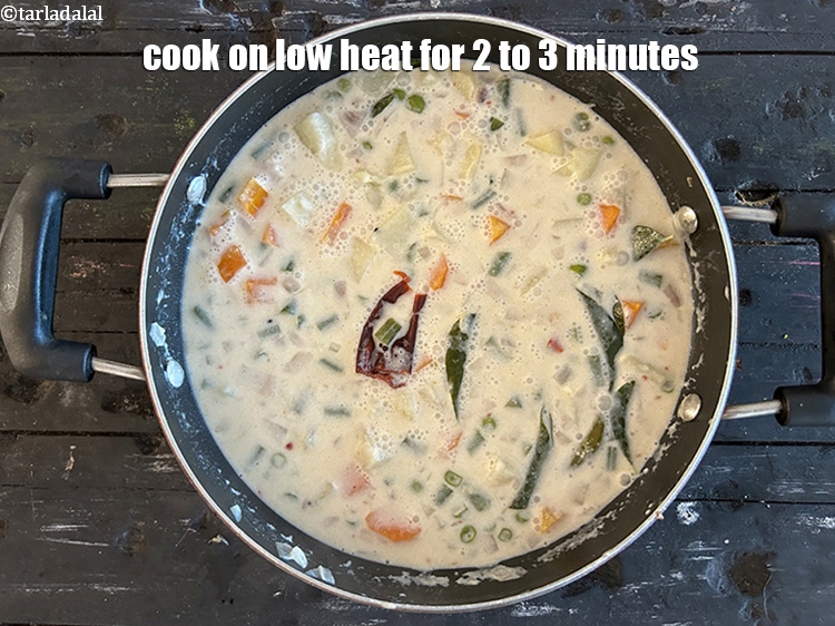 Step 27 – Cook on low heat for 2 to 3 minutes.