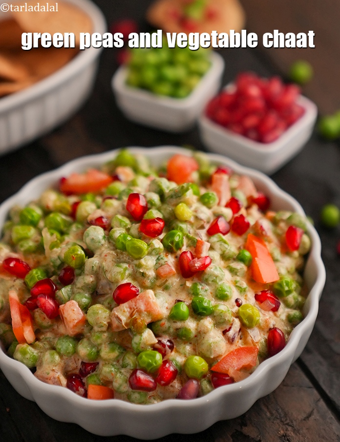 Step 23 – Serve <strong>green pea bhel recipe | green peas and vegetable chaat | &nbsp;healthy&nbsp;green pea bhel …