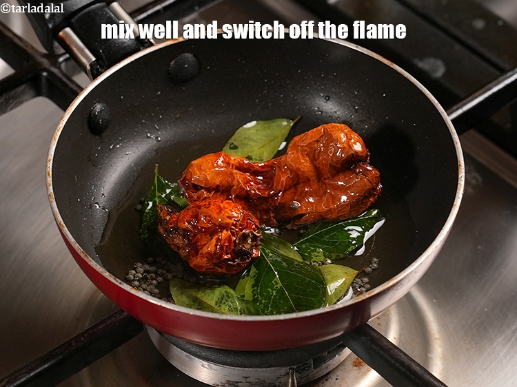 Step 25 – Mix well and switch&nbsp;off the flame.