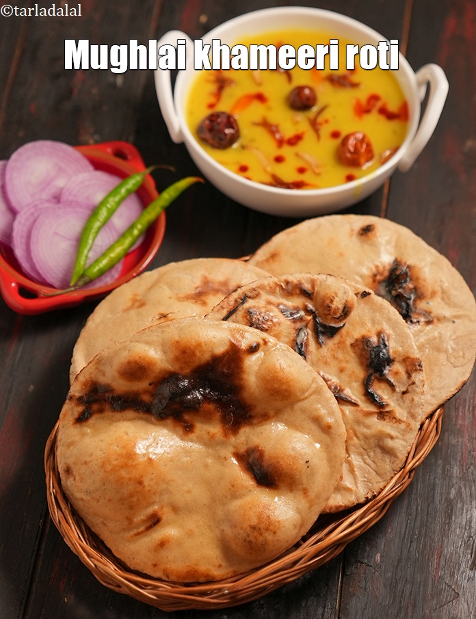 स्टेप 23 – <strong>खमीरी रोटी रेसिपी&nbsp;|&nbsp;सेहतमंद किण्वित फ्लैटब्रेड&nbsp;|&nbsp;मुगलई खमीरी रोटी&nbsp;|&nbsp;तवे पर बनी खमीरी …