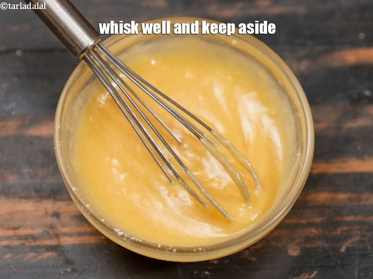 Step 23 – Whisk well and keep aside.