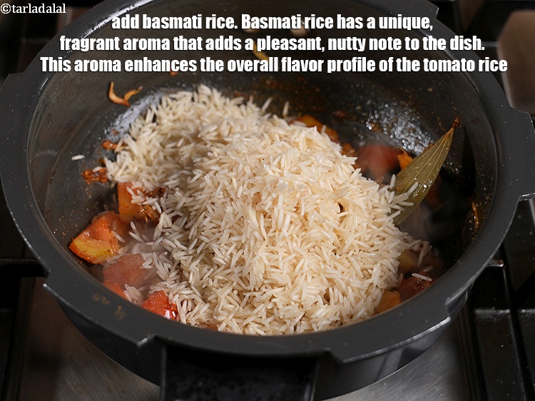 स्टेप 23 – <p>1 कप&nbsp;<a href="">बासमती चावल</a>&nbsp;डालें&nbsp;। बासमती चावल में एक अनोखी, सुगंधित …