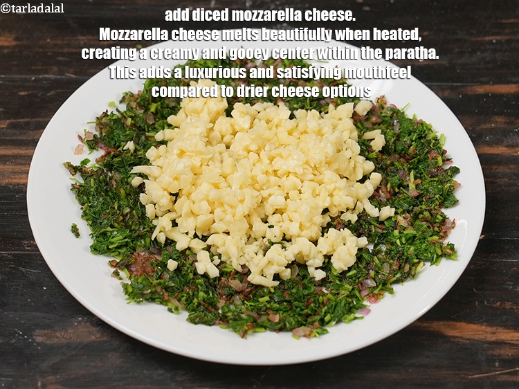Step 24 – Add &frac12; cup diced mozzarella cheese. Mozzarella cheese melts beautifully when heated, creating a creamy …