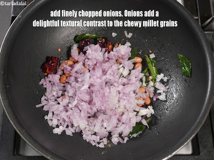 Step 23 – Add &frac12; cup finely <a href="https://www.tarladalal.com/glossary-chopped-onions-722i">chopped onions</a>. Onions add a delightful textural contrast to the …