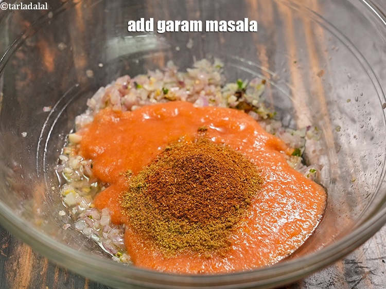 Step 22 – Add &frac12; tsp <a href="https://www.tarladalal.com/glossary-garam-masala-296i">garam masala</a>.