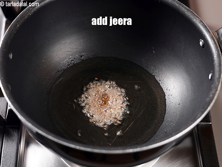 Step 30 – Add 1 tsp jeera.