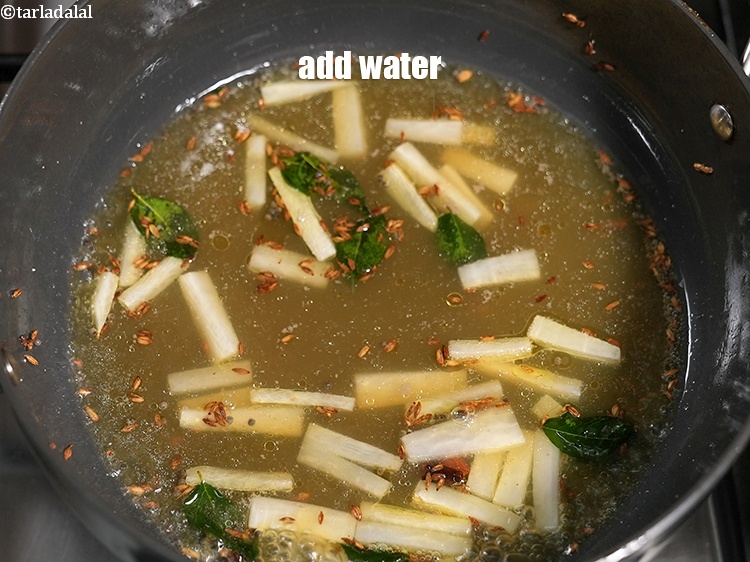 Step 24 – Add 3/4 cup of water.