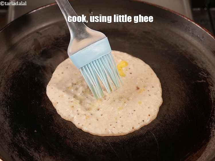 Step 23 – Cook, using little ghee.