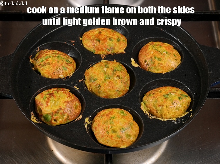 Step 22 – Cook on a medium flame on both the sides until light golden brown and crispy.&nbsp;