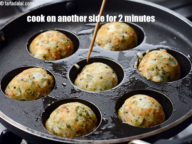 Step 23 – Cook on another side for 2 minutes or till they turn golden brown in colour …