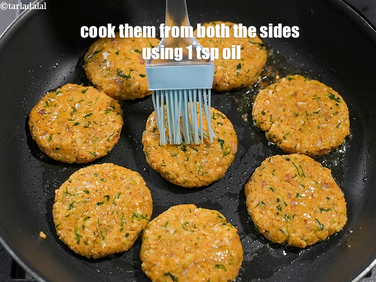 Step 23 – Cook them on medium flame from both the sides using 1 tsp oil for cooking …