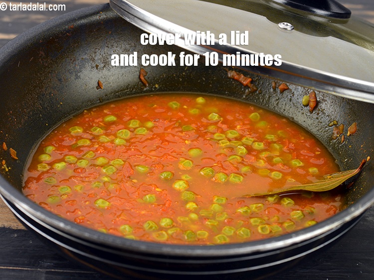 Step 23 – Cover with a lid and cook for 10 minutes on a medium flame, while stirring …
