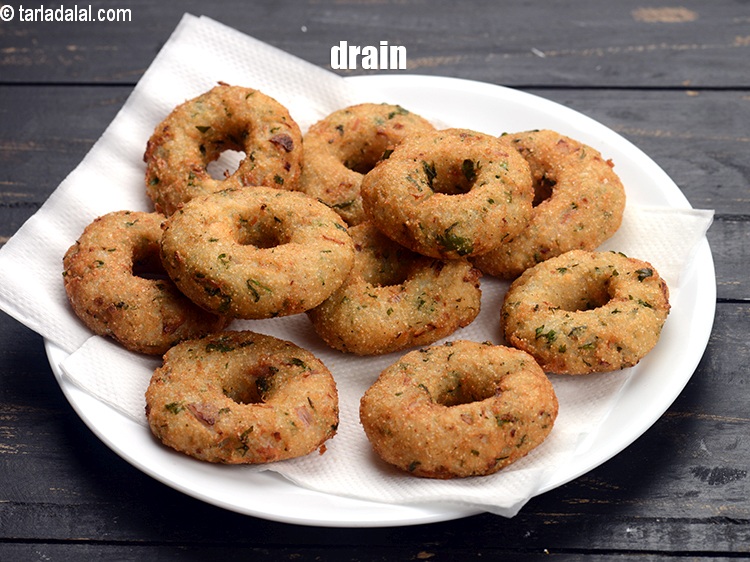 Step 23 – Drain on an absorbent paper.