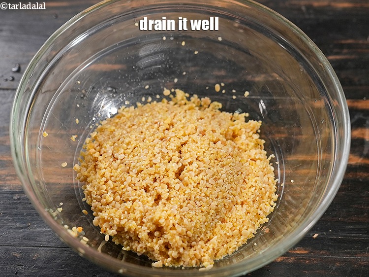 Step 23 – Drain it well.