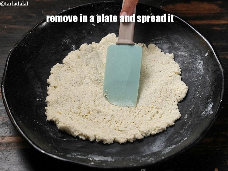 Step 23 – Remove in a plate and spread it.
