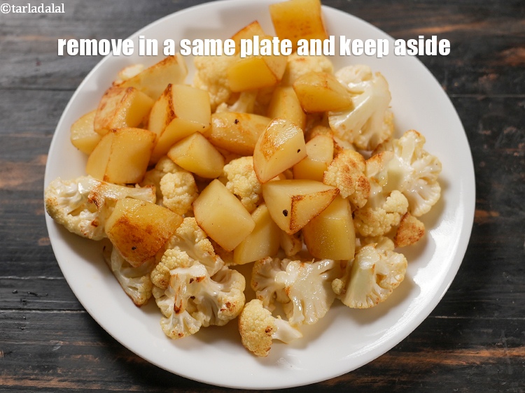 Step 23 – Remove in a same plate and keep aside.