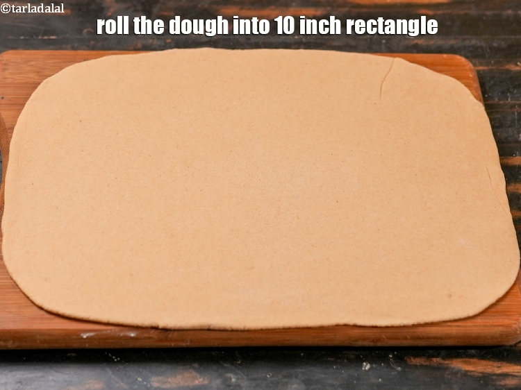Step 23 – Roll the dough into 10 inch rectangle.