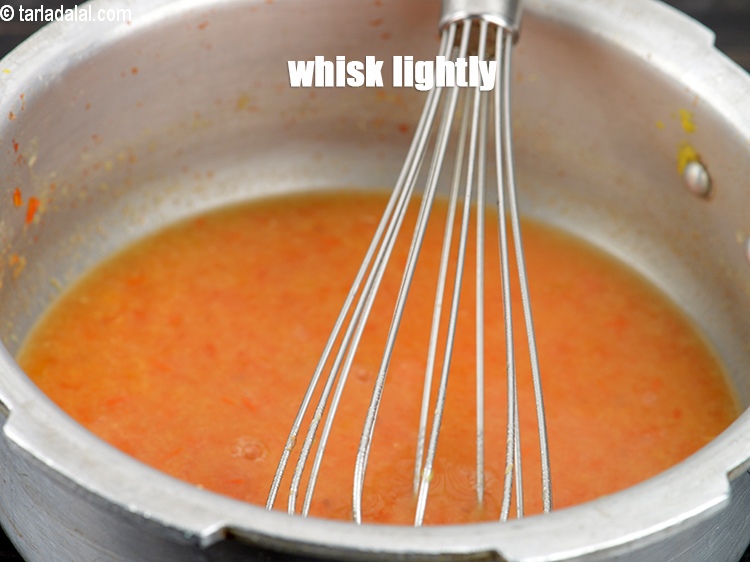 Step 24 – Whisk it lightly.