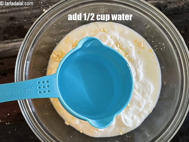 Step 23 – Add&nbsp;<meta charset="UTF-8" />&frac12; cup of water.