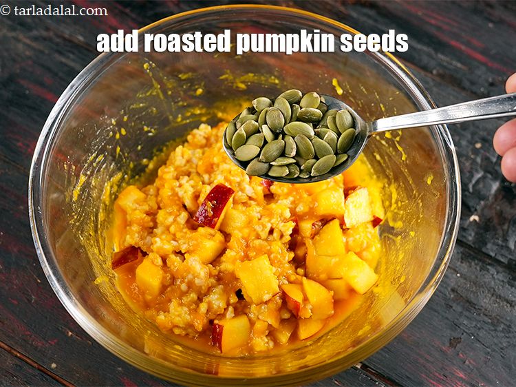 Step 25 – Also add&nbsp;<meta charset="UTF-8" />1 tbsp&nbsp;<a href="glossary-roasted-pumpkin-seeds-2699i">roasted pumpkin seeds</a>.