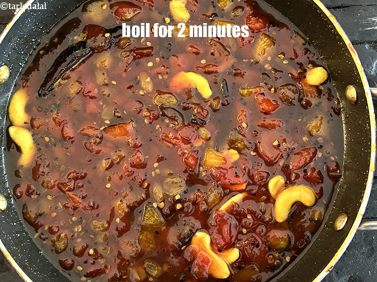 Step 25 – Boil for 2 minutes.