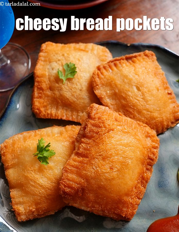 Step 23 – Serve the <strong>pizza puff</strong> hot with tomato ketchup.