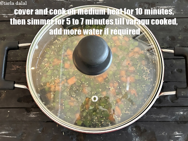 Step 29 – <p>Cover and cook on medium flame for 10 minutes. Then&nbsp;simmer for 5&nbsp;to 7&nbsp;minutes till the …