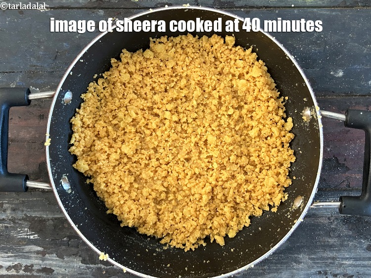 स्टेप 23 – छवि 5 में शीरा पकाने के 40 मिनट बाद का …