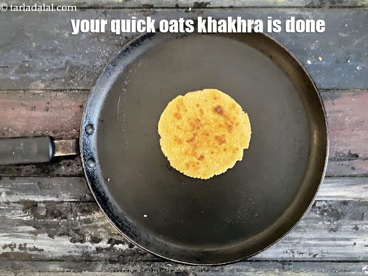 Step 27 – Your&nbsp;<strong>oats khakhra |&nbsp;quick&nbsp;oats whole wheat flour&nbsp;khakhra&nbsp;|&nbsp;healthy oats khakhra&nbsp;| </strong>&nbsp;is ready.&nbsp;