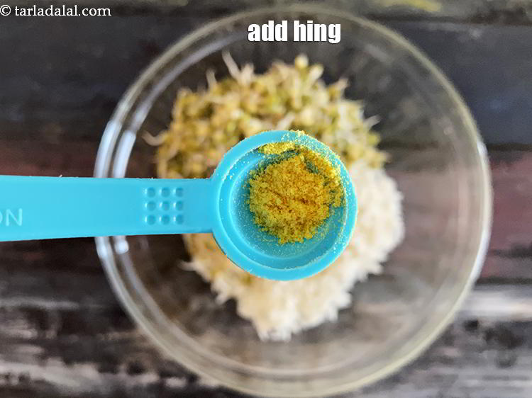 Step 24 – Add&nbsp;<meta charset="UTF-8" />2 to 3&nbsp;pinches&nbsp;<a href="glossary-asafoetida-hing-113i">asafoetida (hing)</a>.
