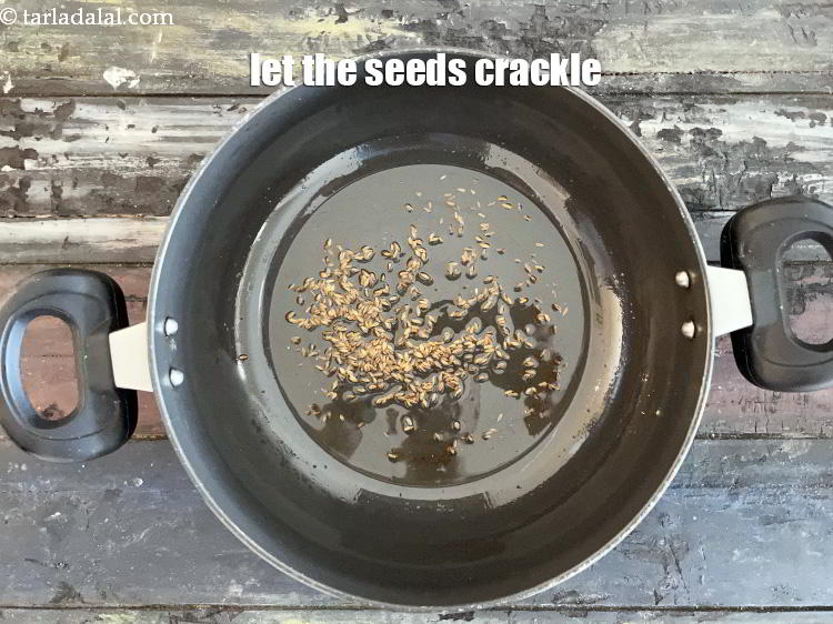 Step 25 – Let the seeds crackle.
