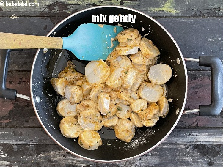 Step 34 – Mix gently.&nbsp;