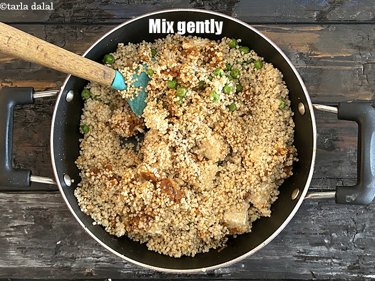 Step 27 – Mix gently.