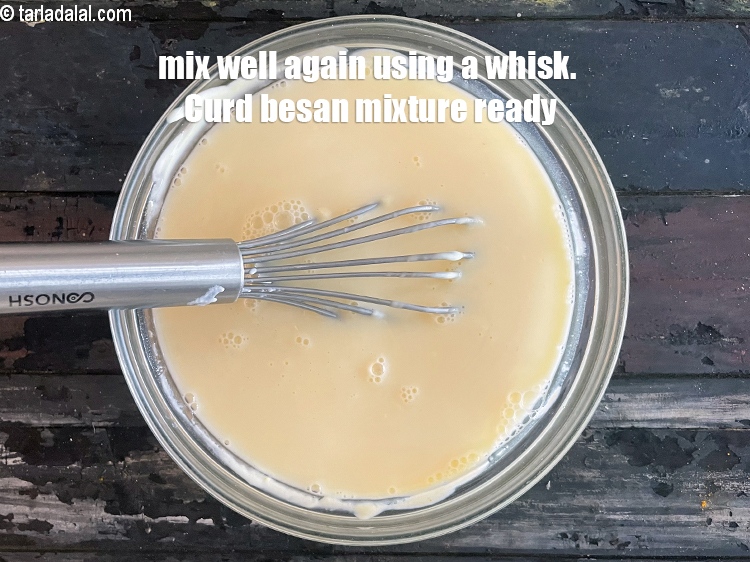 Step 24 – Mix well again with a whisk. Keep aside.&nbsp;