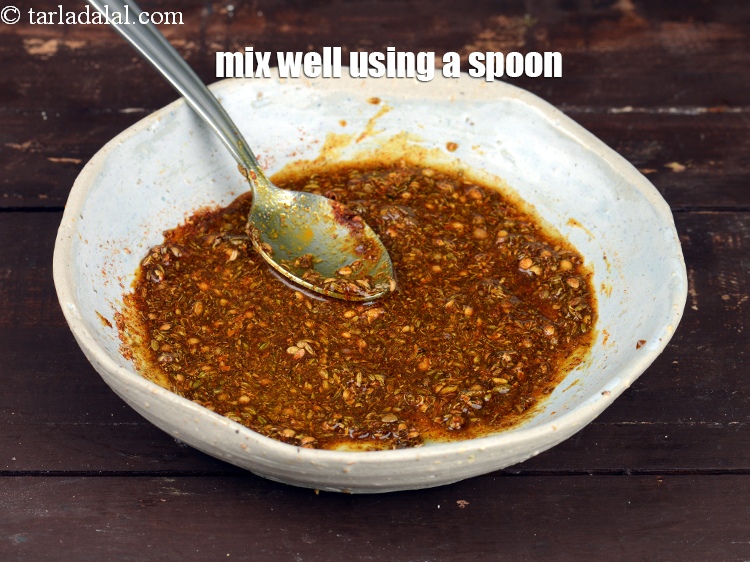 Step 24 – Mix well using a spoon. Keep the marinade aside.&nbsp;