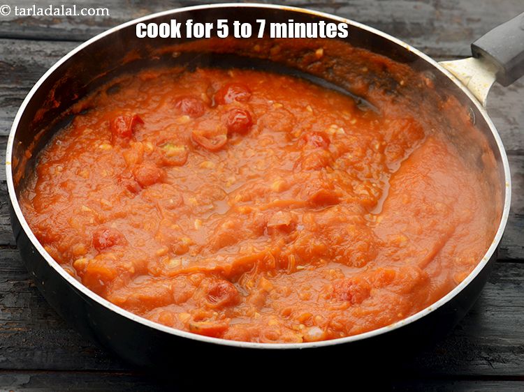 Step 23 – Cook on a medium flame for 5 to 7 minutes or till the sauce thickens, …