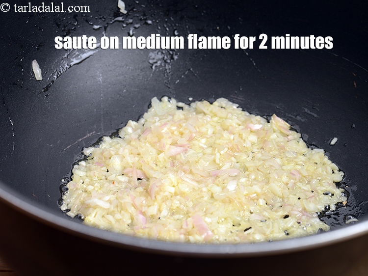 Step 25 – Saute on medium flame for 2 minutes.