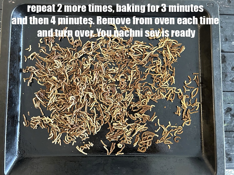 Step 25 – Repeat 2 more times of baking for 3 minuntes and 4 minutues, turning over each …