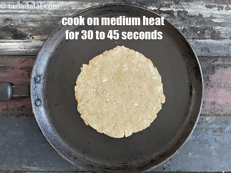 Step 23 – Cook on medium flame for 30 to 45 seconds.