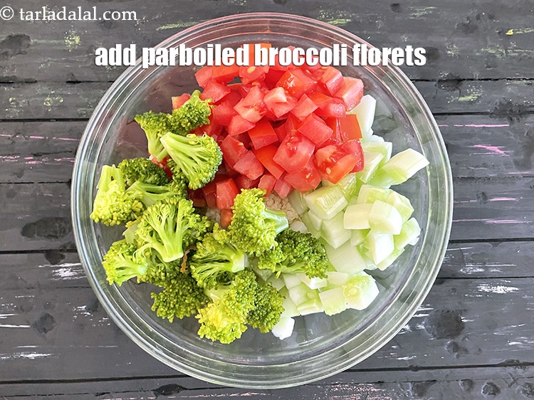 Step 24 – Add&nbsp;<meta charset="UTF-8" />1 cup parboiled&nbsp;<a href="glossary-broccoli-florets-977i">broccoli florets</a>.