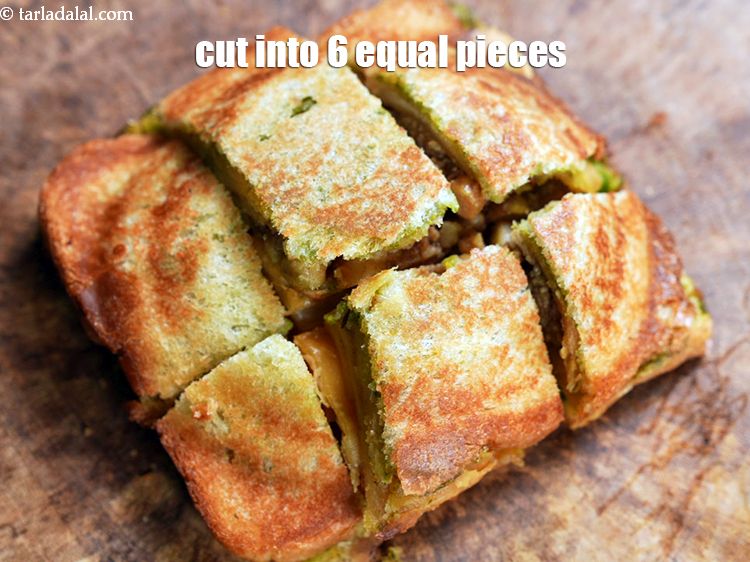 Step 25 – Cut into 6 equal pieces using a sharp knife.